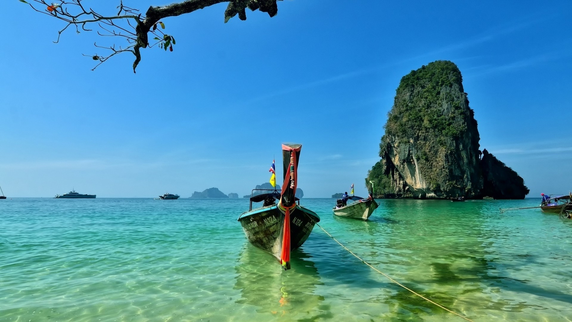 beach boat nature