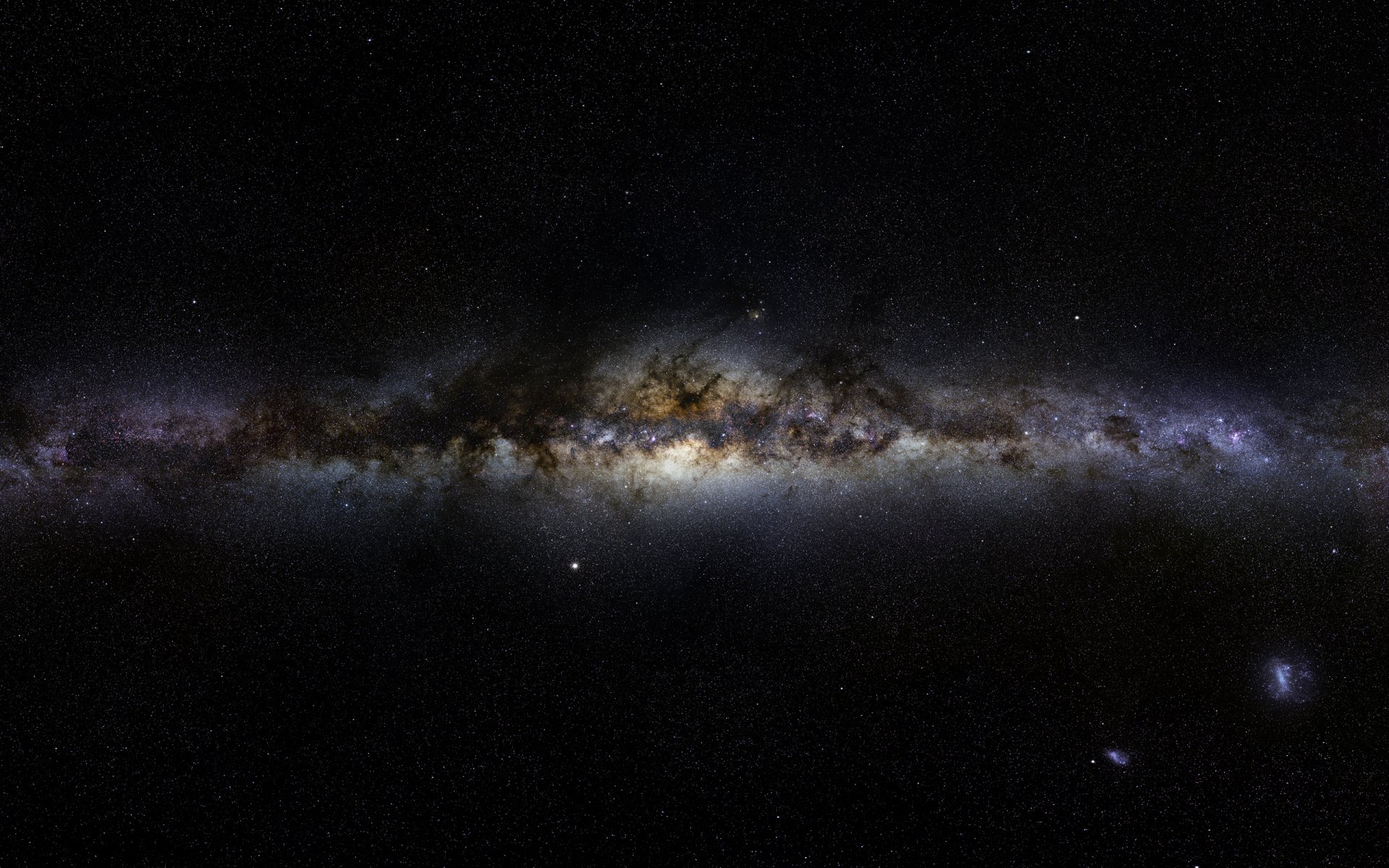 milky way galaxy space panorama