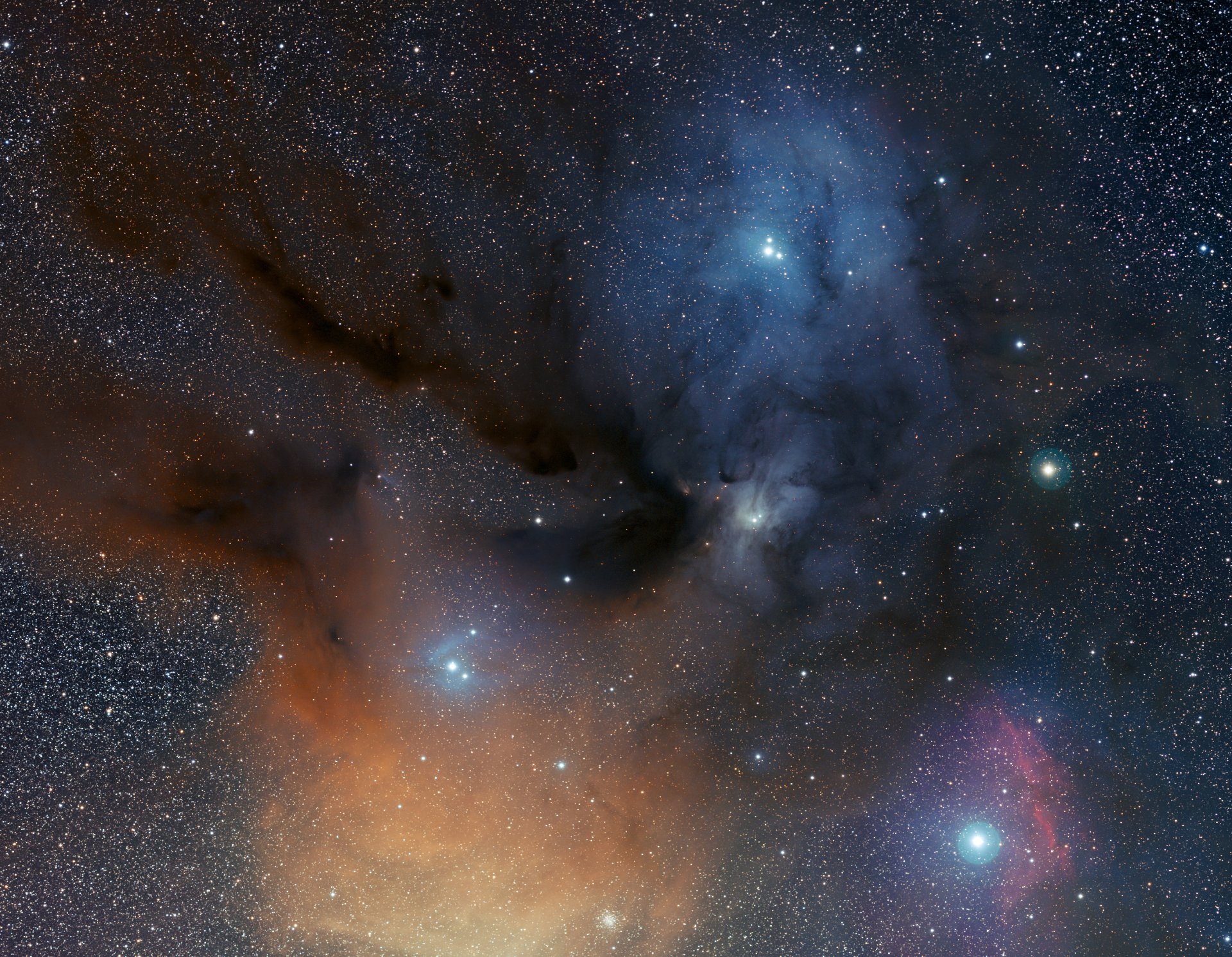 nebula constellation ophiuchus star