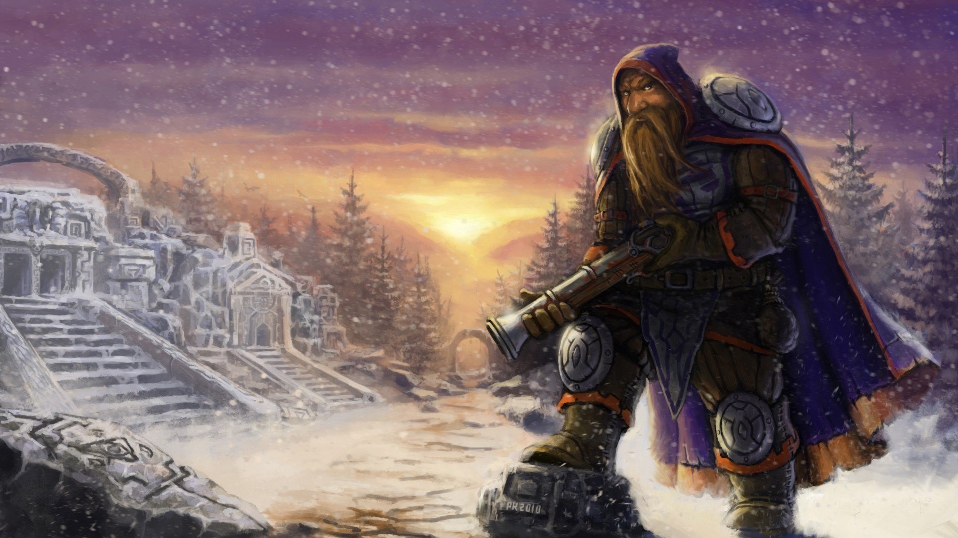 dwarf musket the gun winter ruin