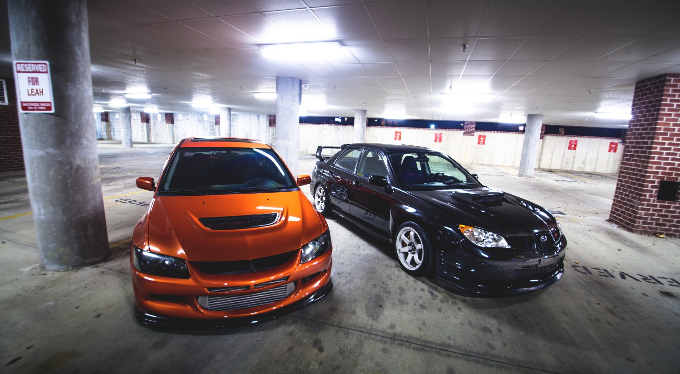 mitshersey evo black ix przód tuning sti lancer orange evolution low