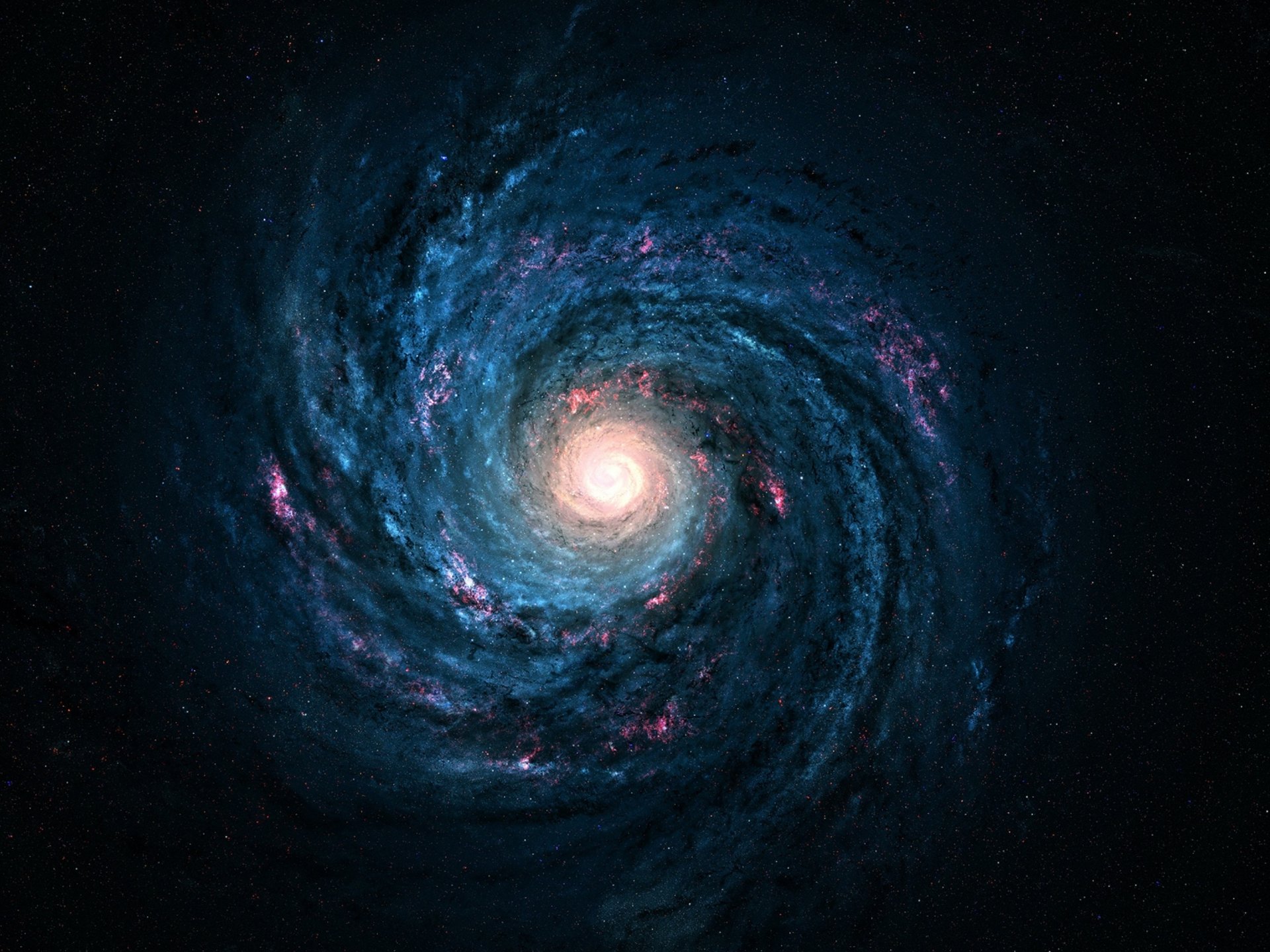 feier milchstraße galaxie sterne ewigkeit schöne kosmische tapete laternen blau und rot weltraum schöne tapete kosmos einsamkeit spiralgalaxie spirale kern ärmel