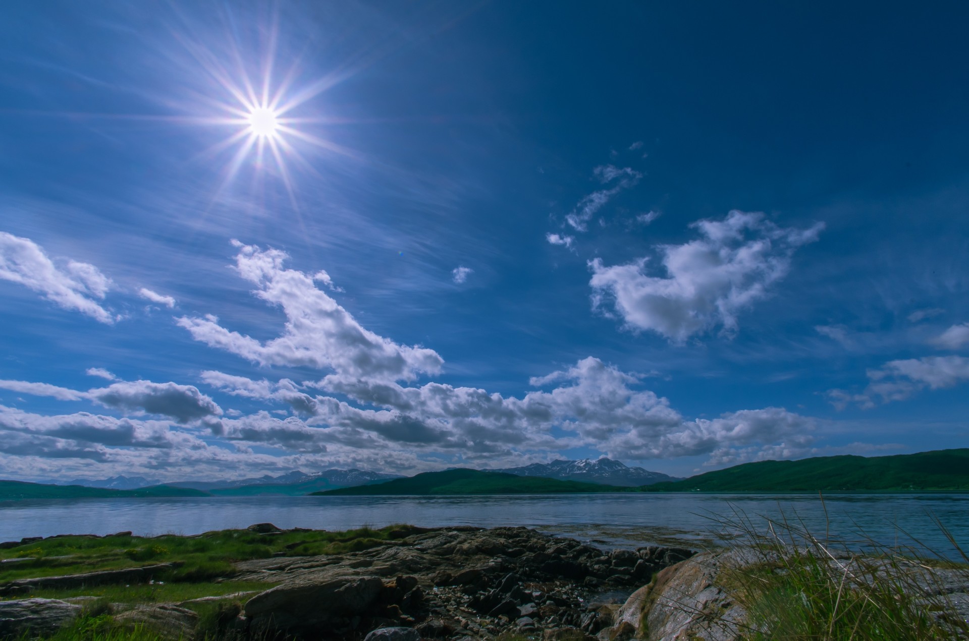 norwegen himmel landschaft see