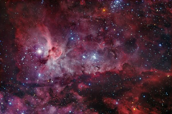 Emission nebula in the constellation Kiel