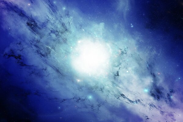 Cúmulo de estrellas en el universo galáctico