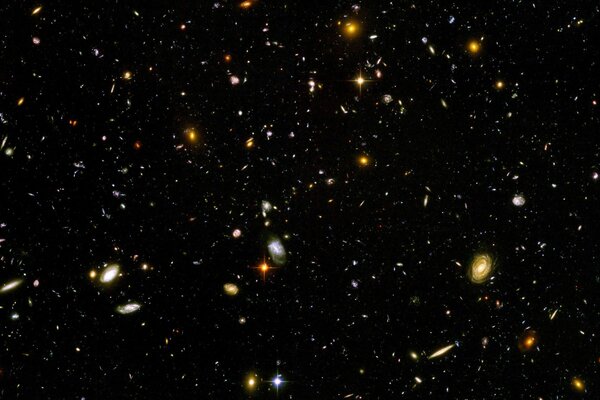 The vast intergalactic space of the galaxy