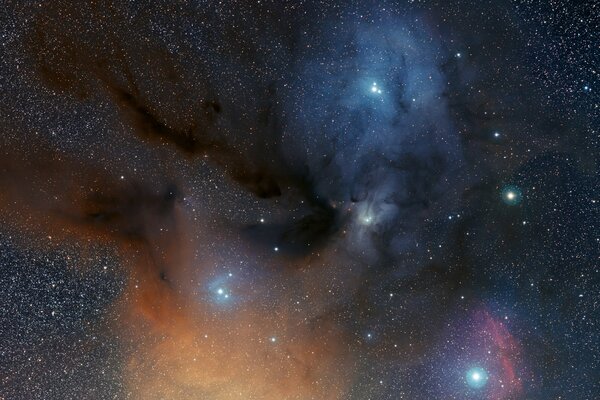Beautiful photo of the nebula and the constellation Ophiuchus