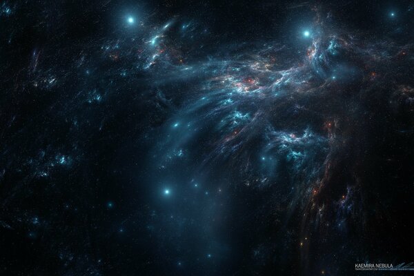 Constelación oscura nebulosa cósmica