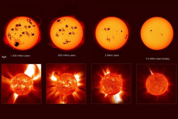 Et il y a des taches au soleil. Portefeuille étoiles