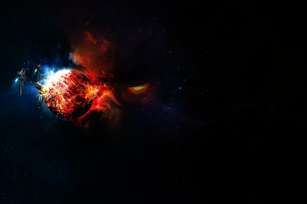 A cosmic explosion, in the truest sense of the word