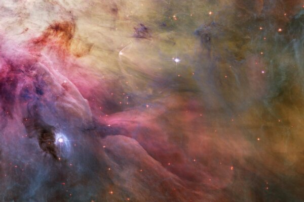 Nebulosa estelar. galaxia nebulosa. cúmulo de estrellas