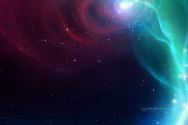 Bella foto dallo spazio universo e stelle