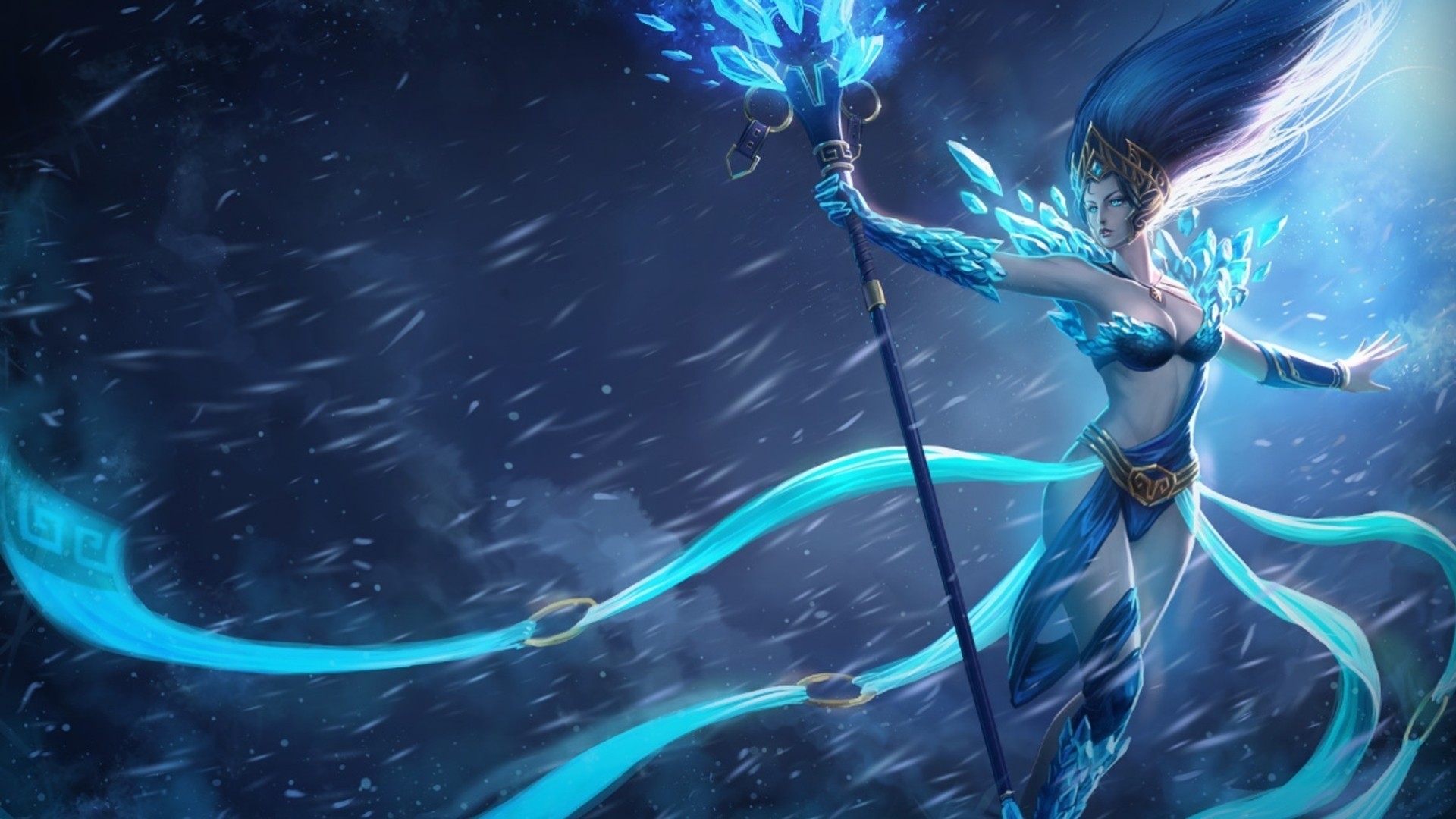 kunst league of legends magier schnee zauberin skyrim