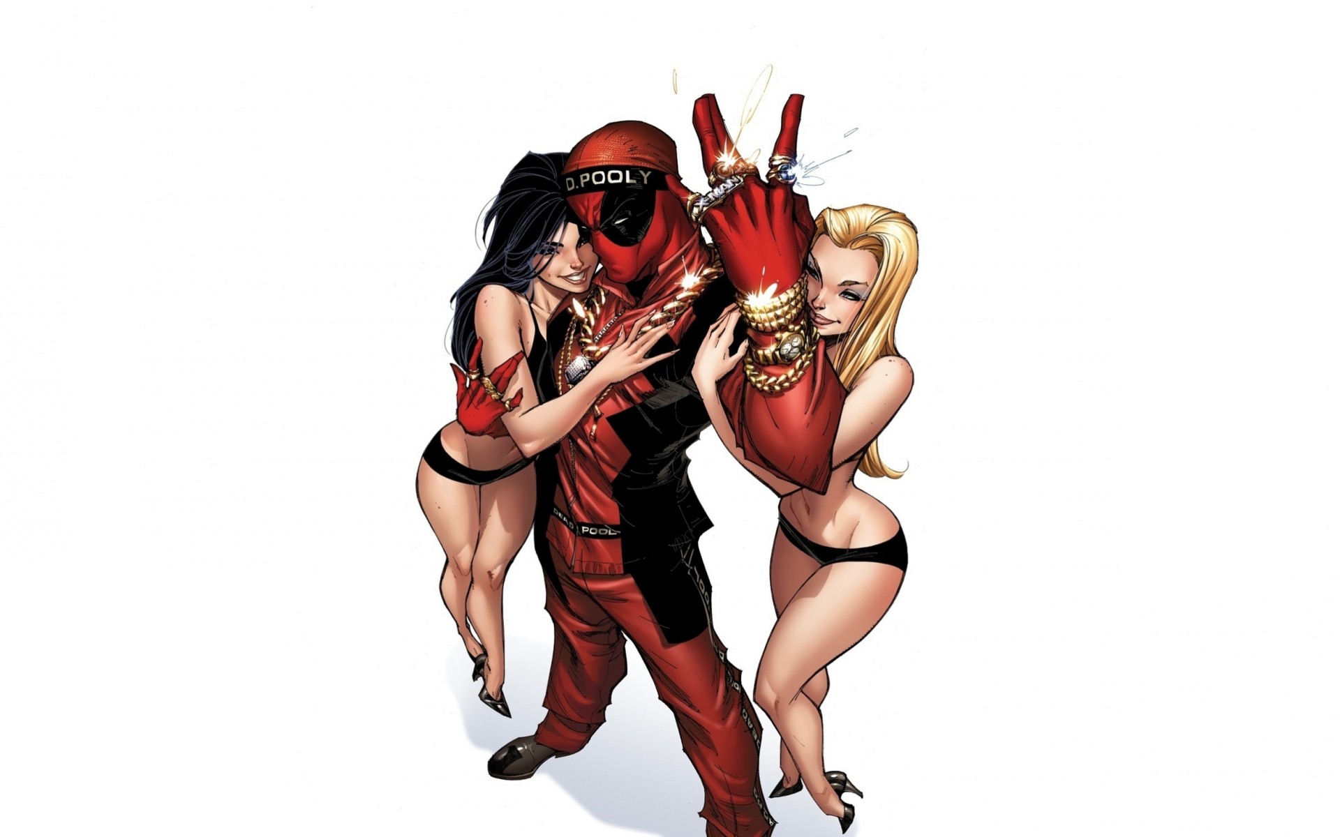 deadpool ragazze gesto eroe