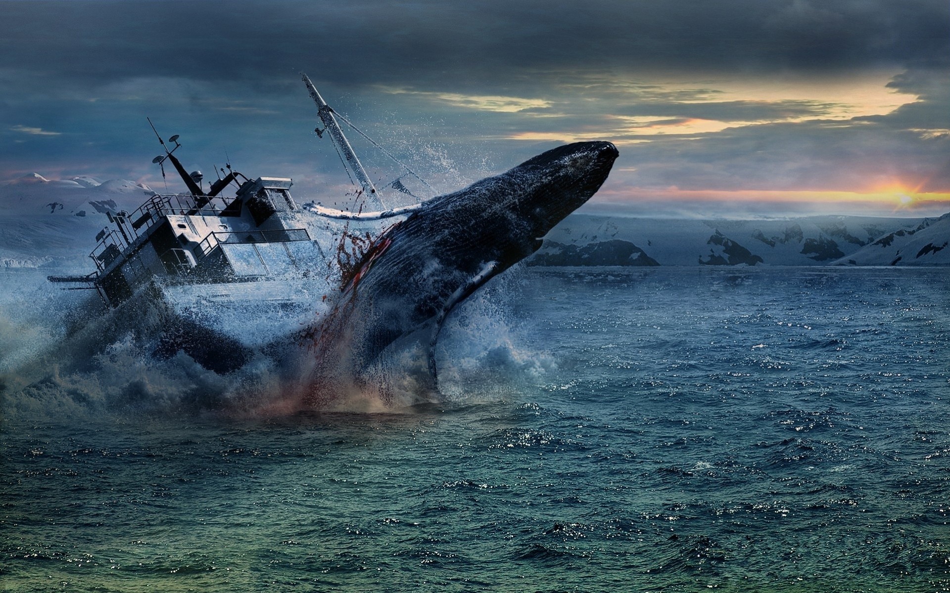 nave submarino mar fantasmagoría