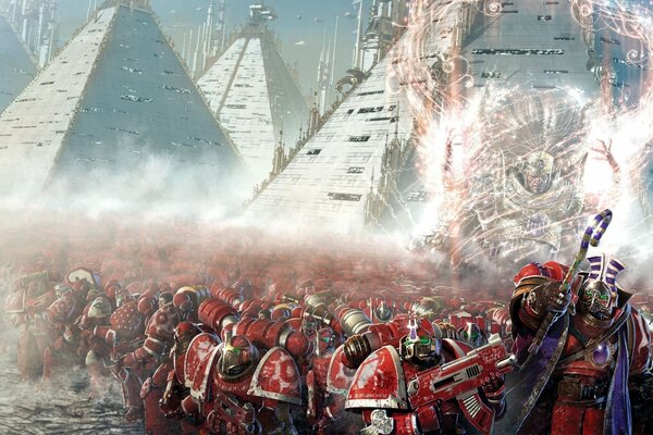 Immagine del film warhammer in colori vivaci