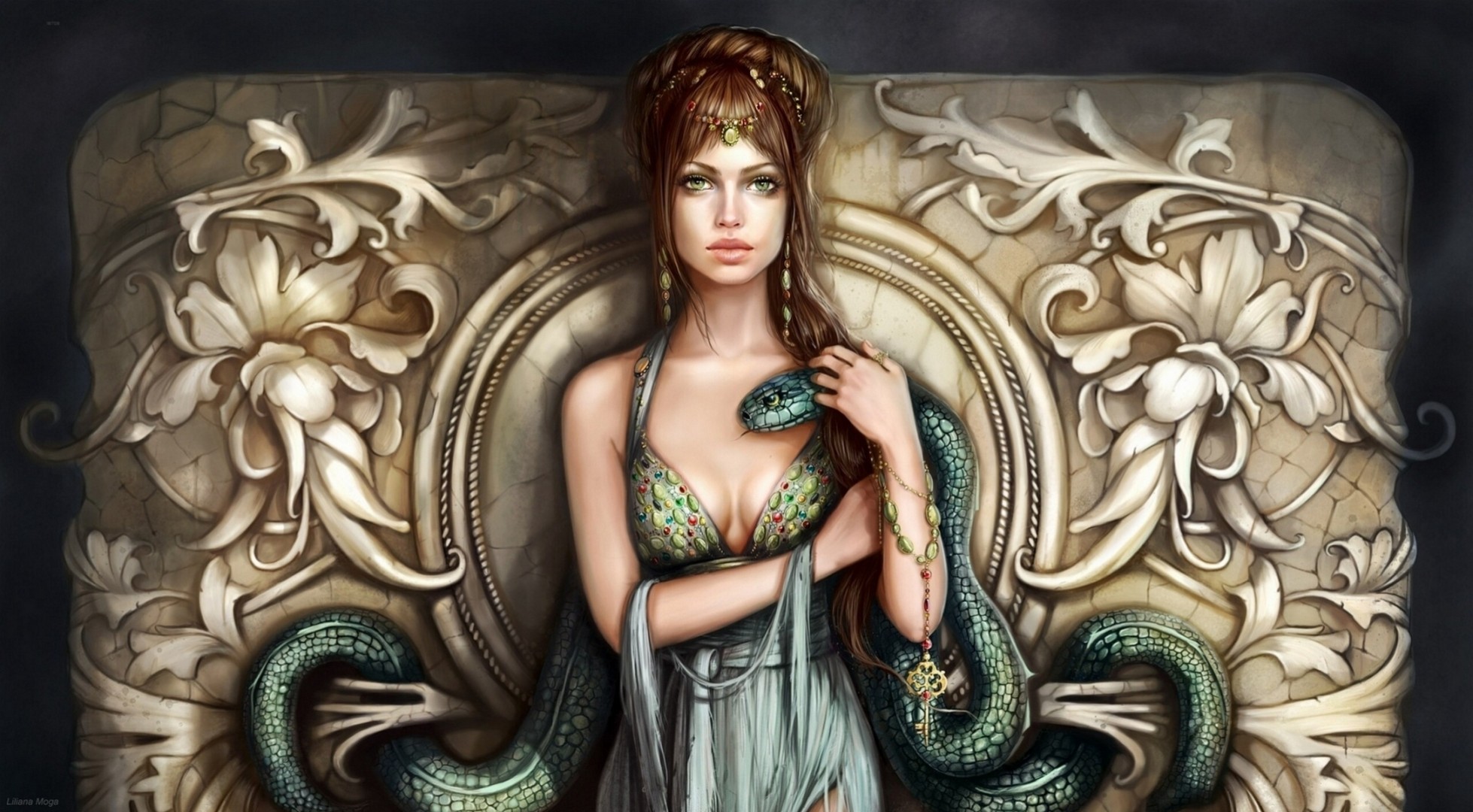 girl snake