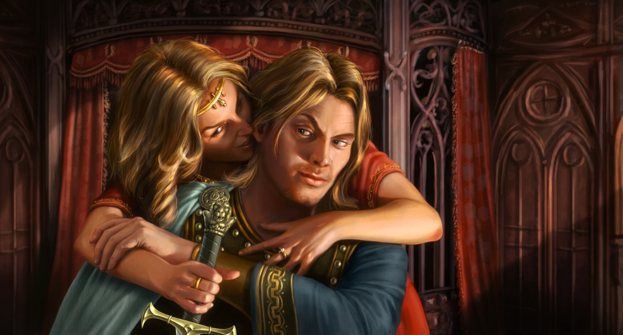 fantasy fanart leoni trono saga regina fantasy flight games jaime lannister george martin gemelli cersei lannister spada game of thrones le cronache del ghiaccio e del fuoco