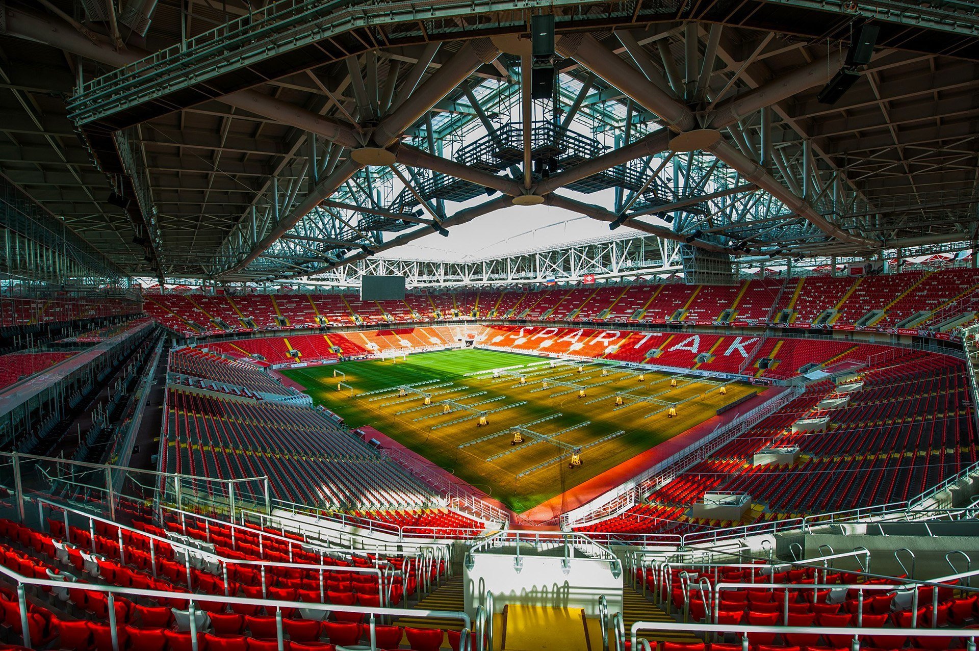 apertura arena spartak estadio fútbol campo césped