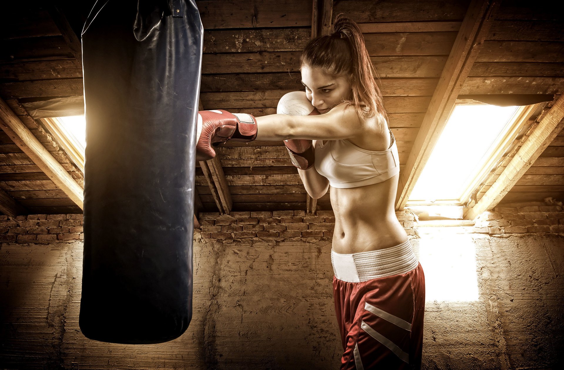 sac de boxe pour frapper boxe femme