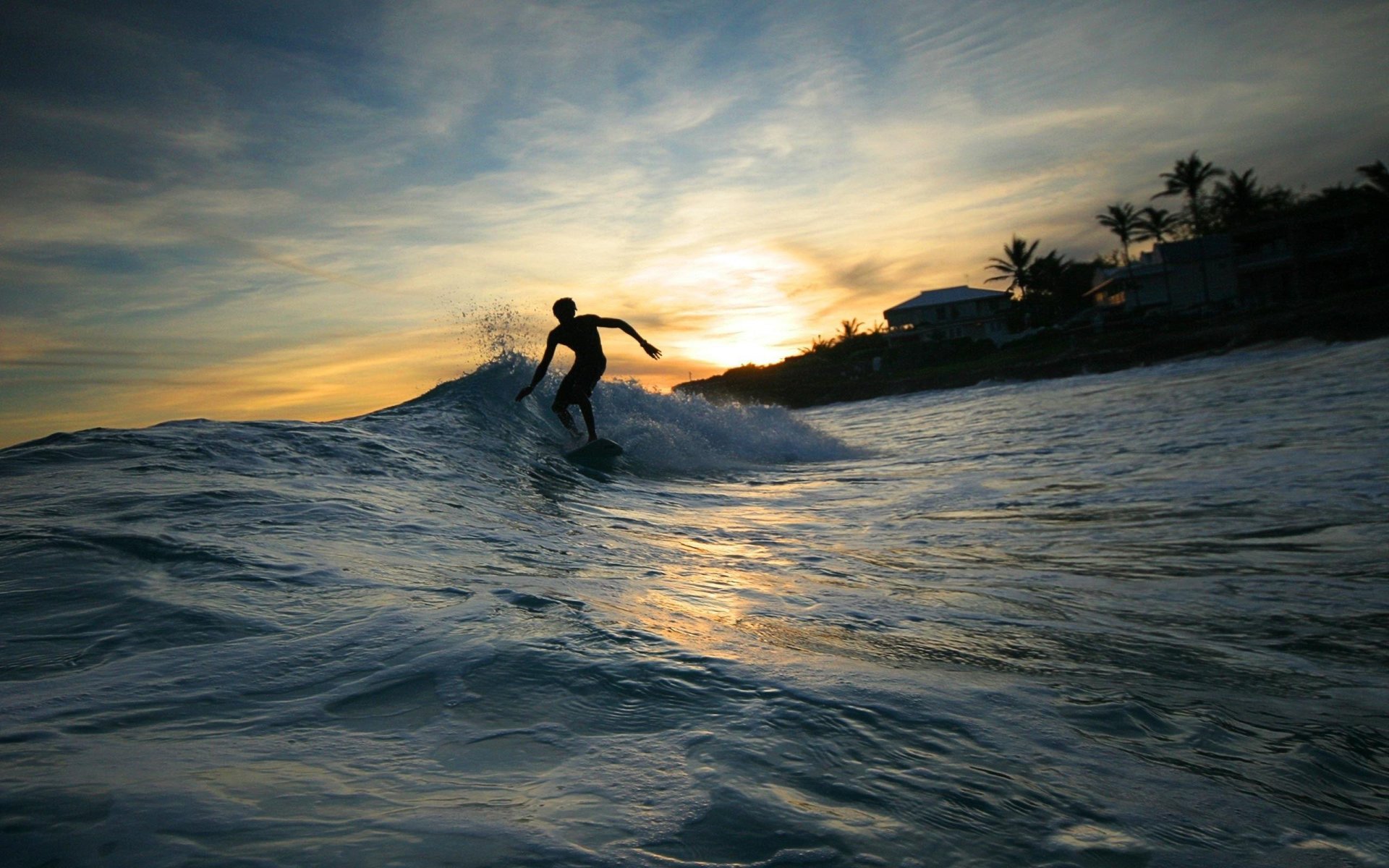 surf uomo acqua onda