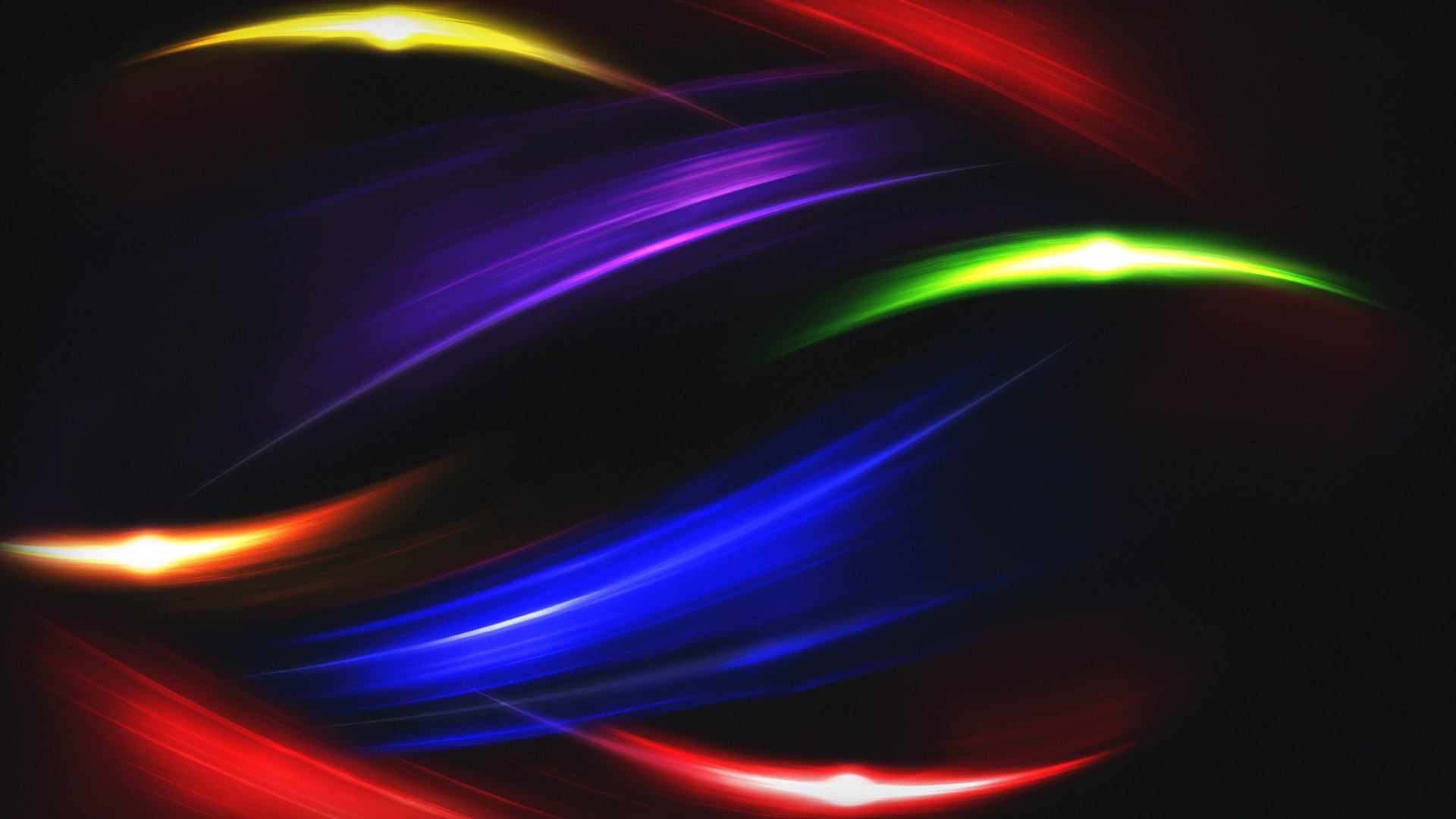 abstraction rainbow wave line glare