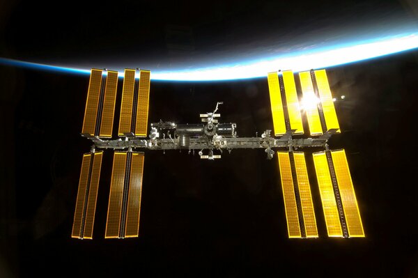 International Space Station in outer space