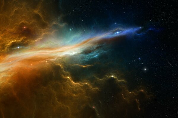Солнечная система вид из космоса яркие цвета