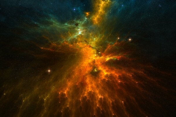 Stelle avvolte nella nebulosa galattica