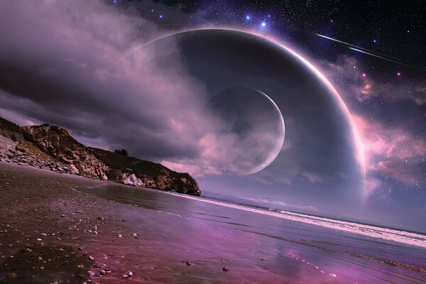 The new planet of the pink moon