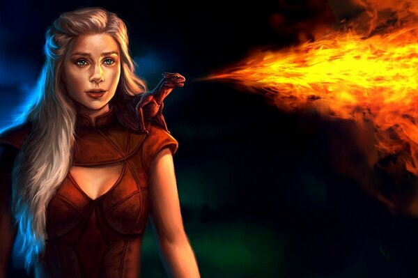 Arte ragazza da Game of Thrones