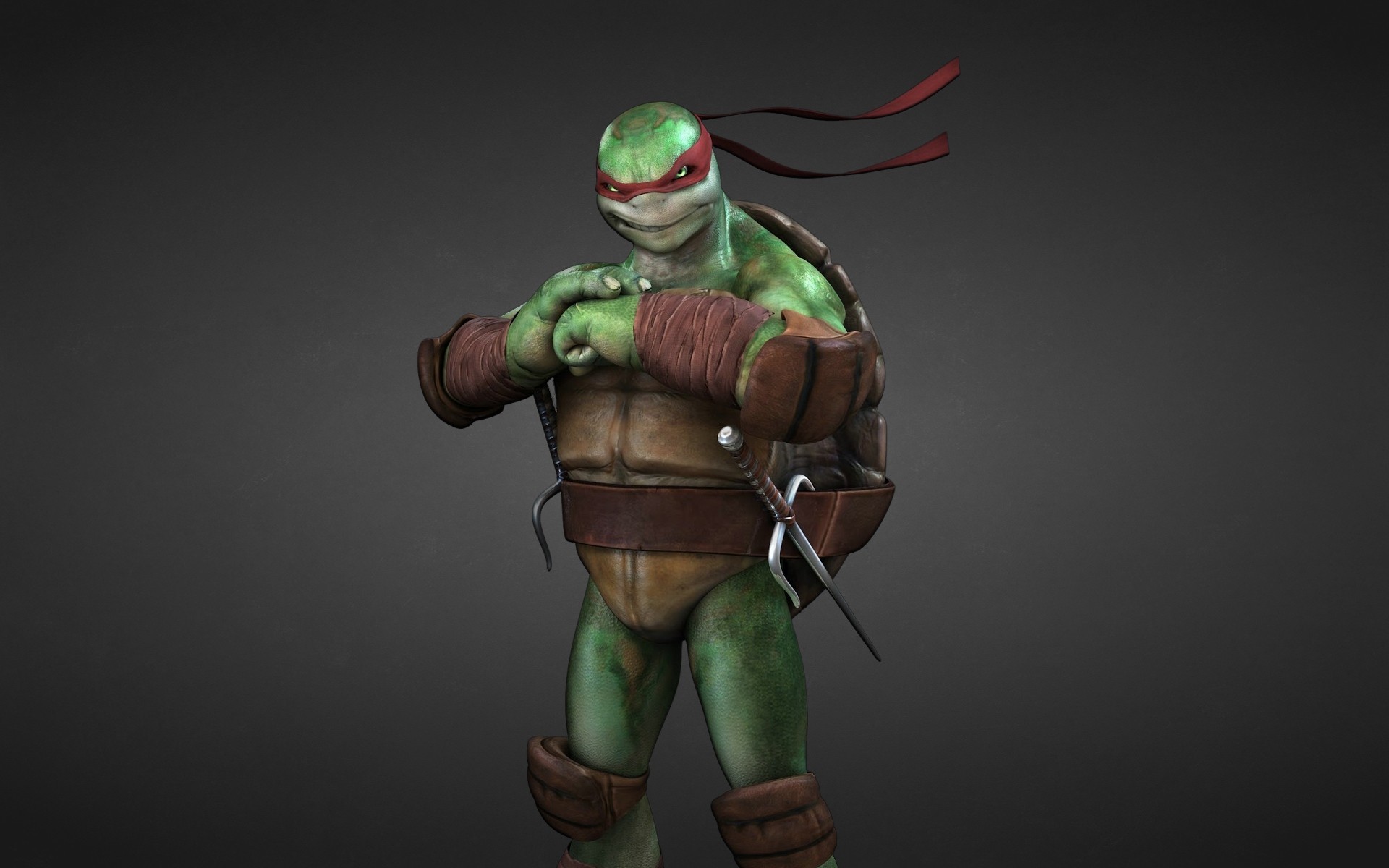 ninja turtles raphael tmnt dunkler hintergrund