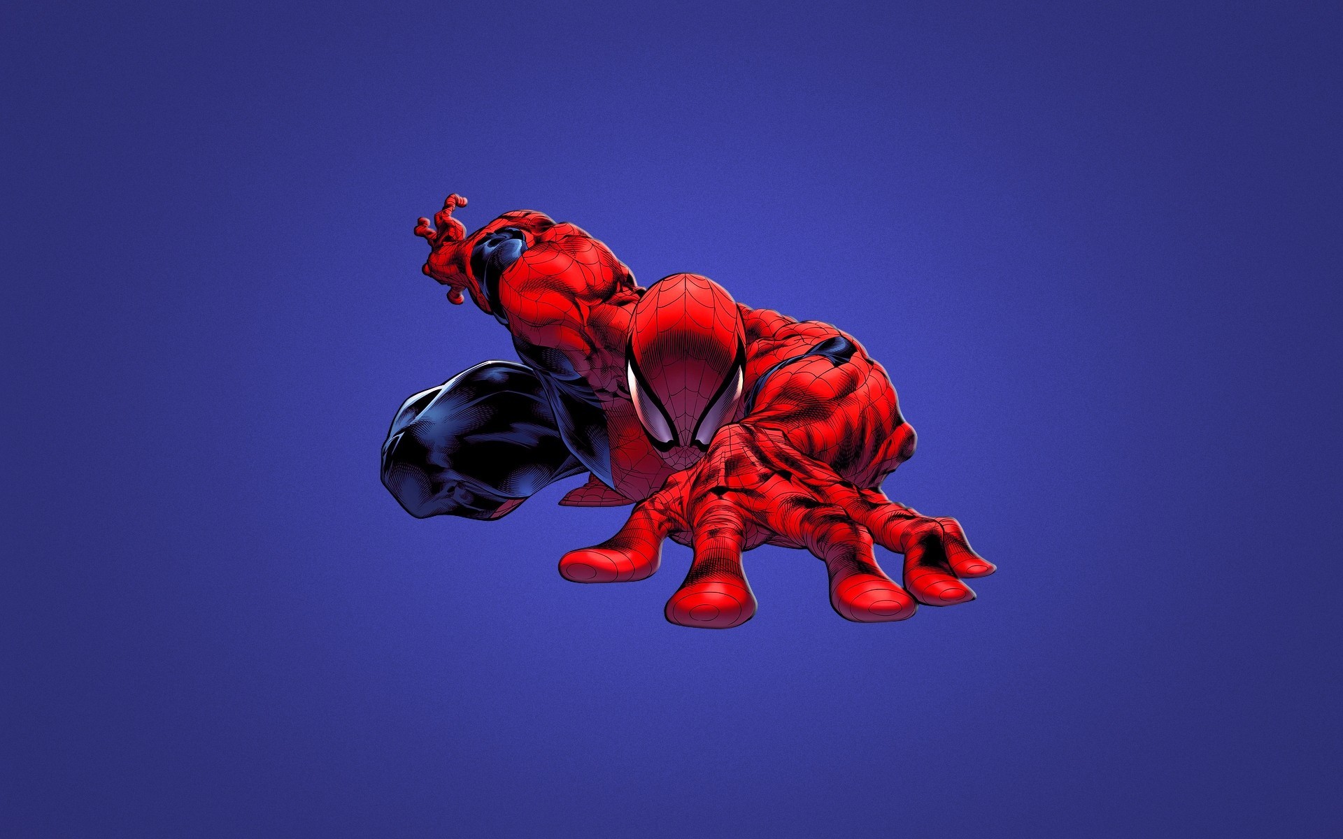 rouge bande dessinée bleu marvel spiderman