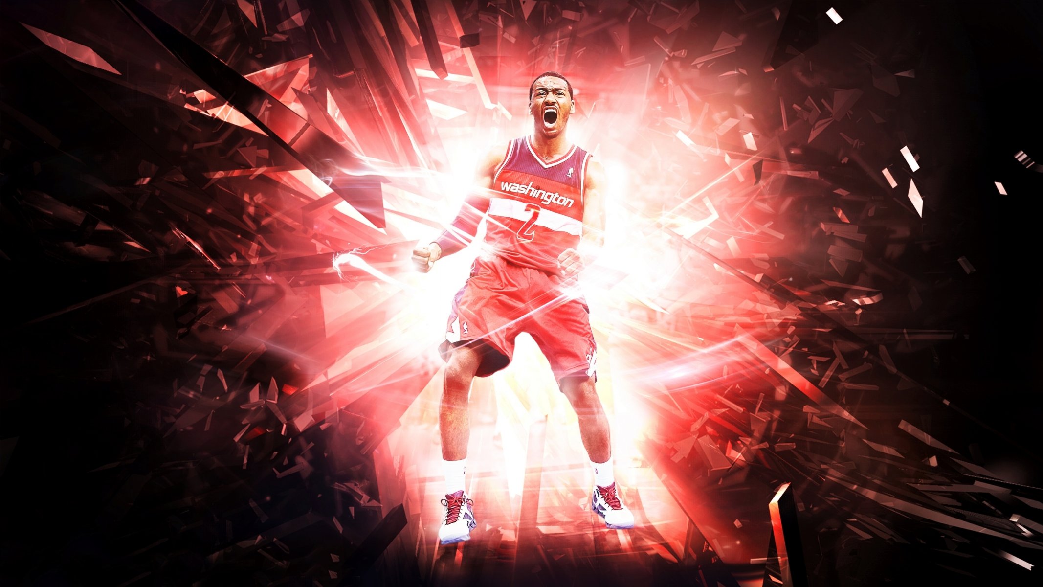 john wall washington nba basketball schrei sport spieler