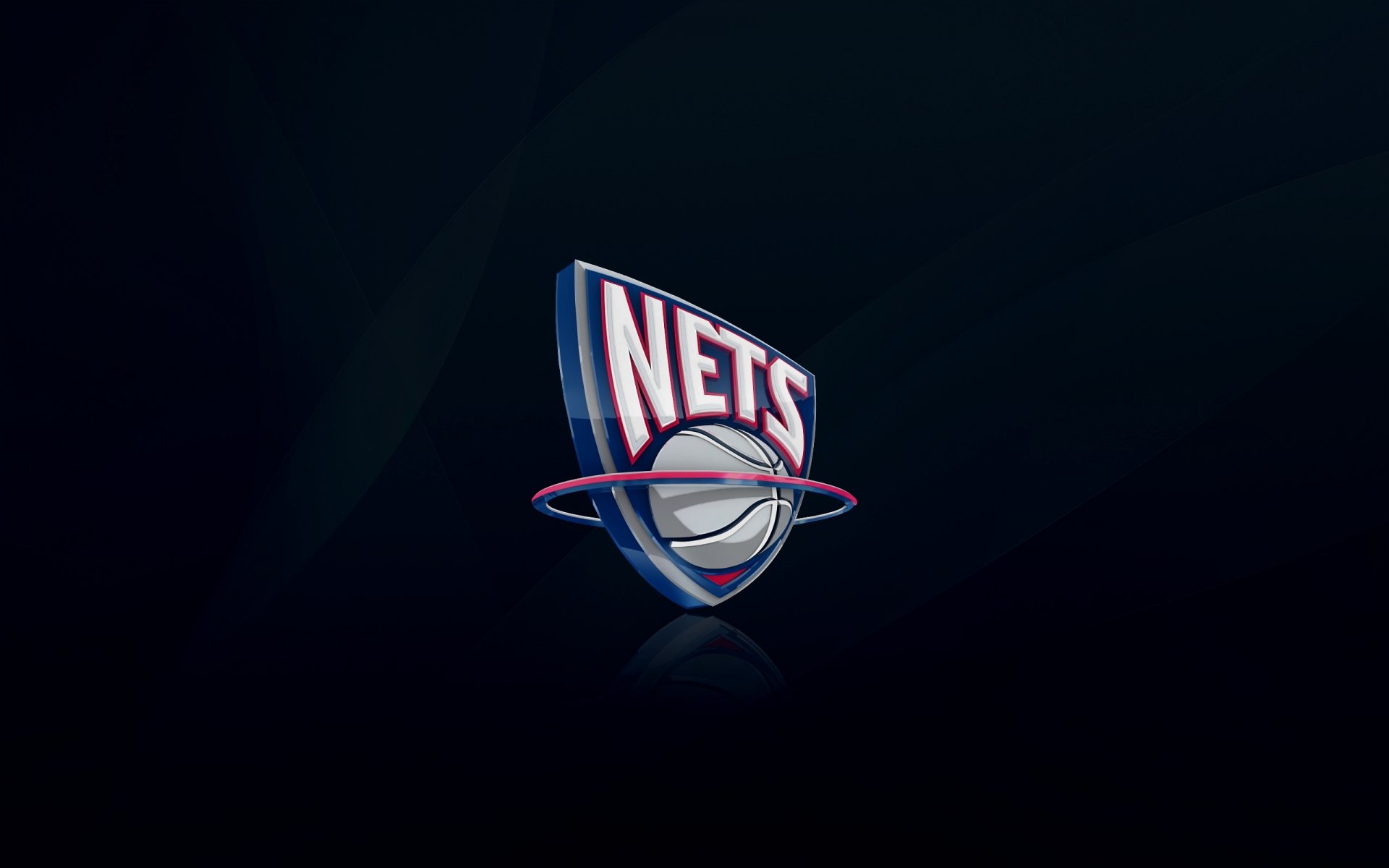 new jersey nets nba jersey koszykówka siatki logo tło niebieski