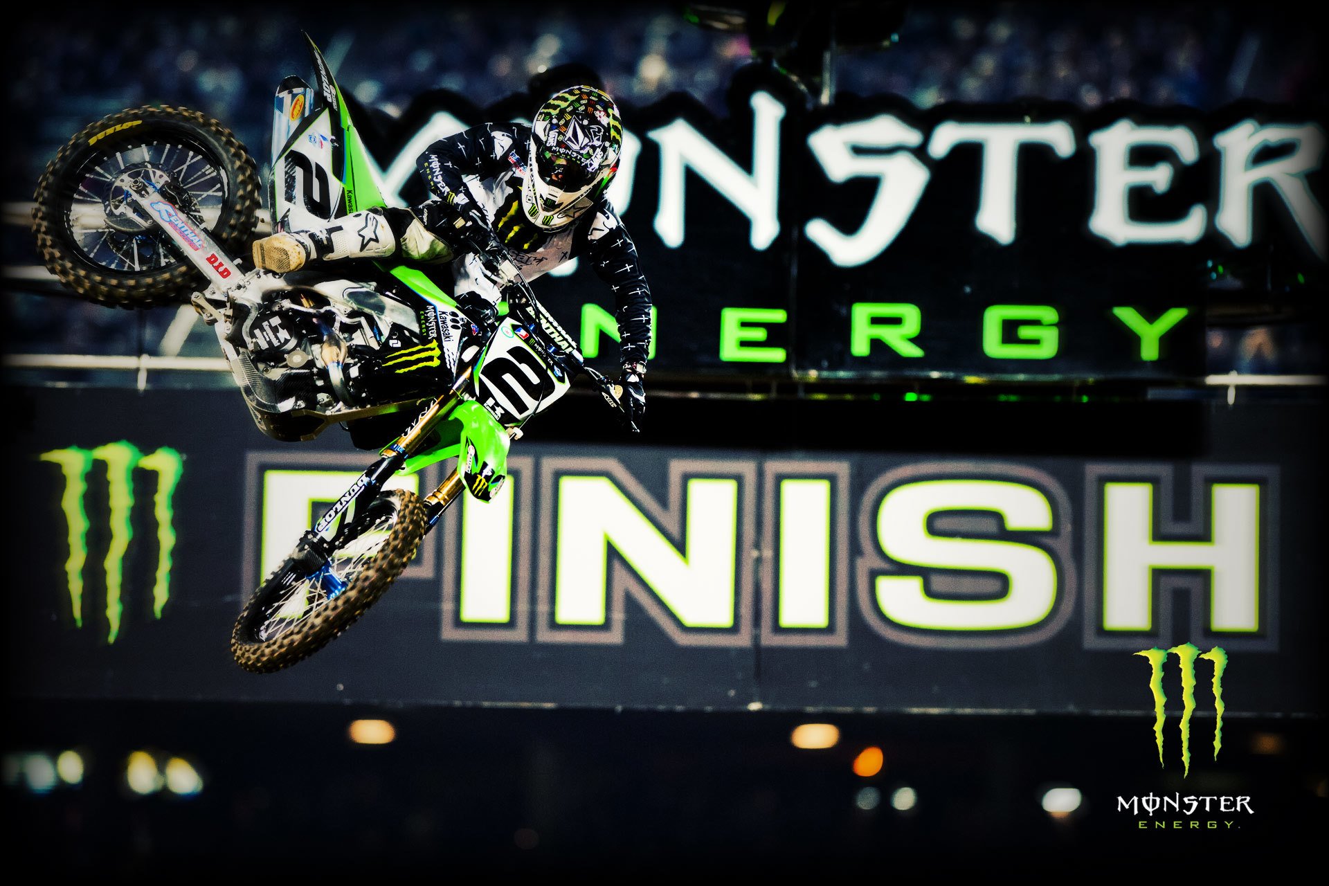 energy monster energy jump motorcycle racer