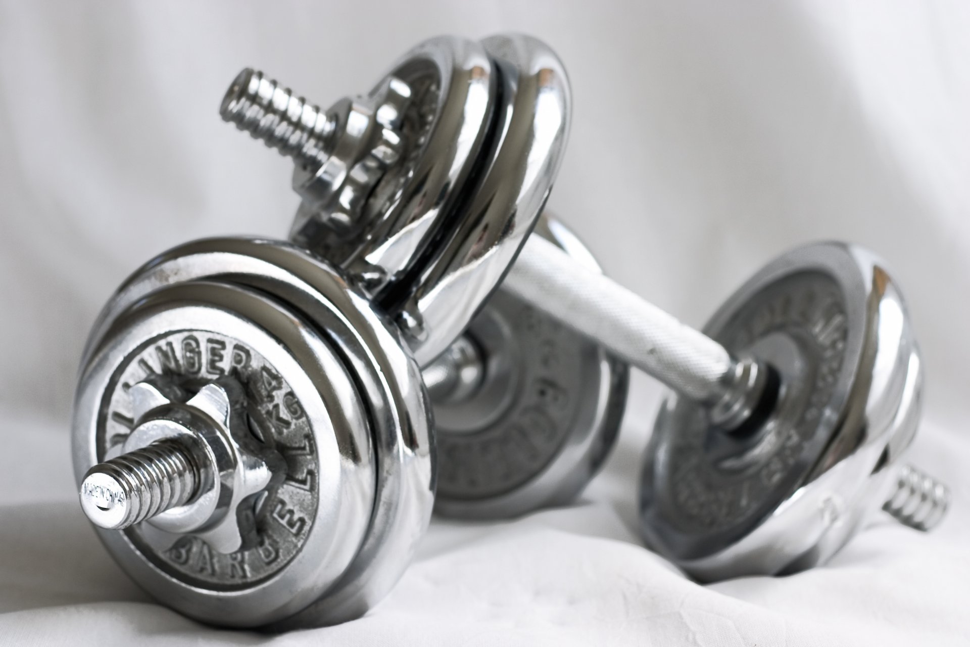 metal dumbbell fitness gym