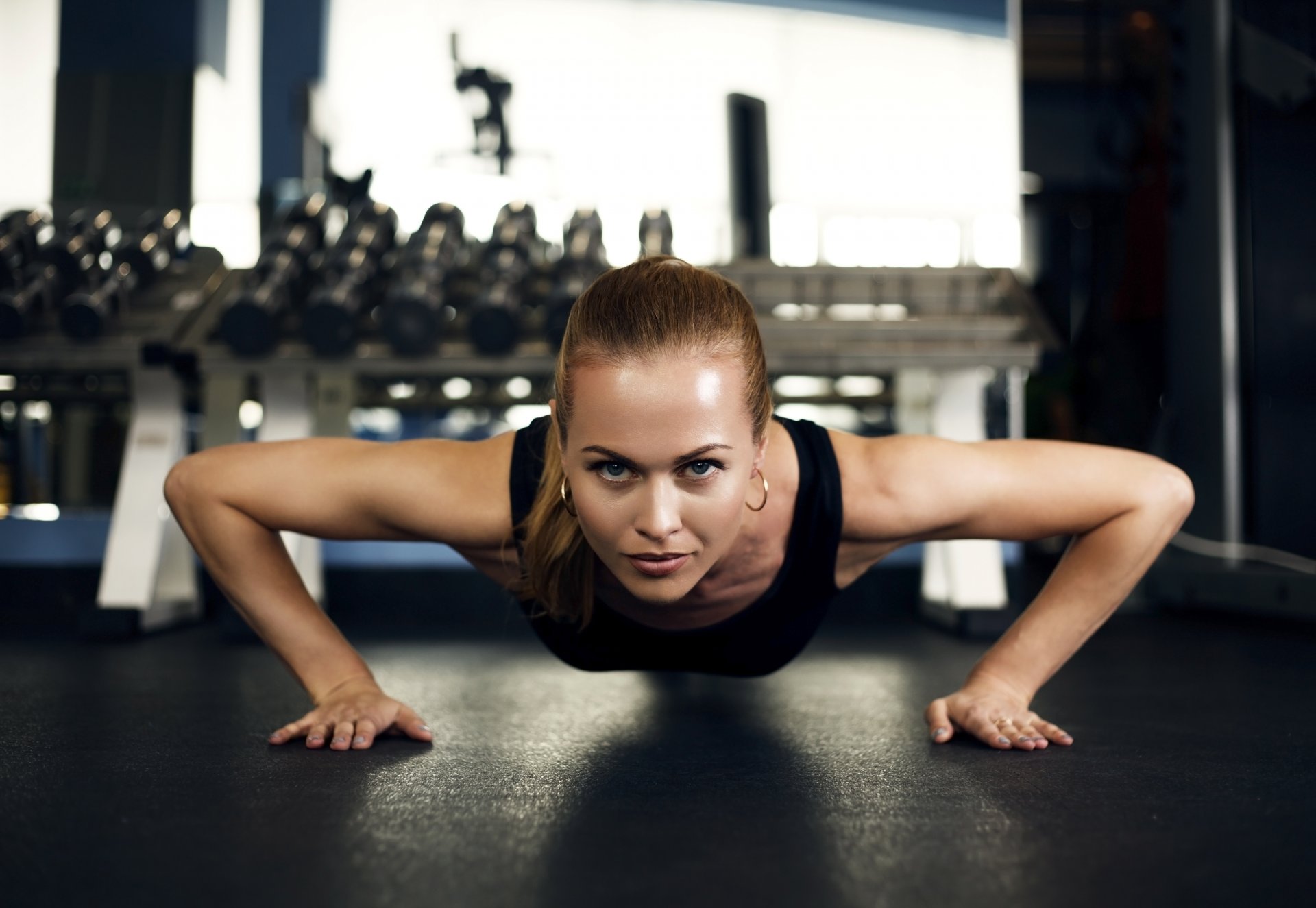 training pushups fitness gym