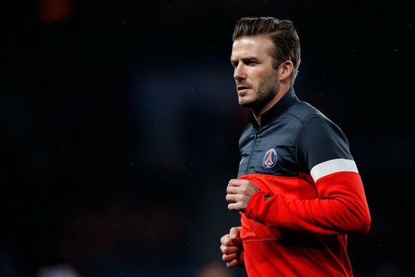 Il famoso calciatore David Beckham