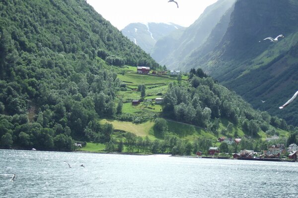В Норвегии природа безумной красоты