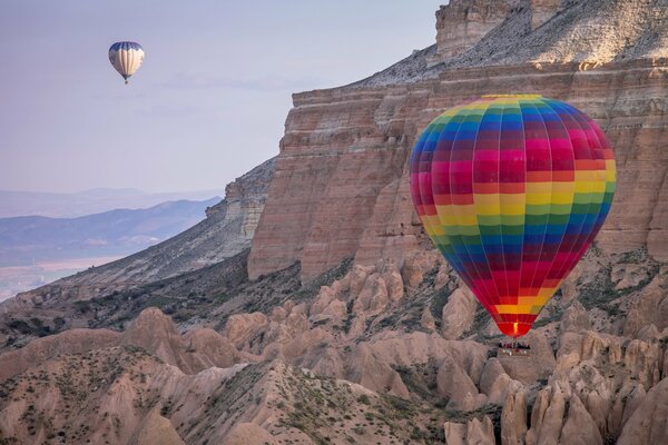 Spectacle de ballons en Turquie, Cappadoce