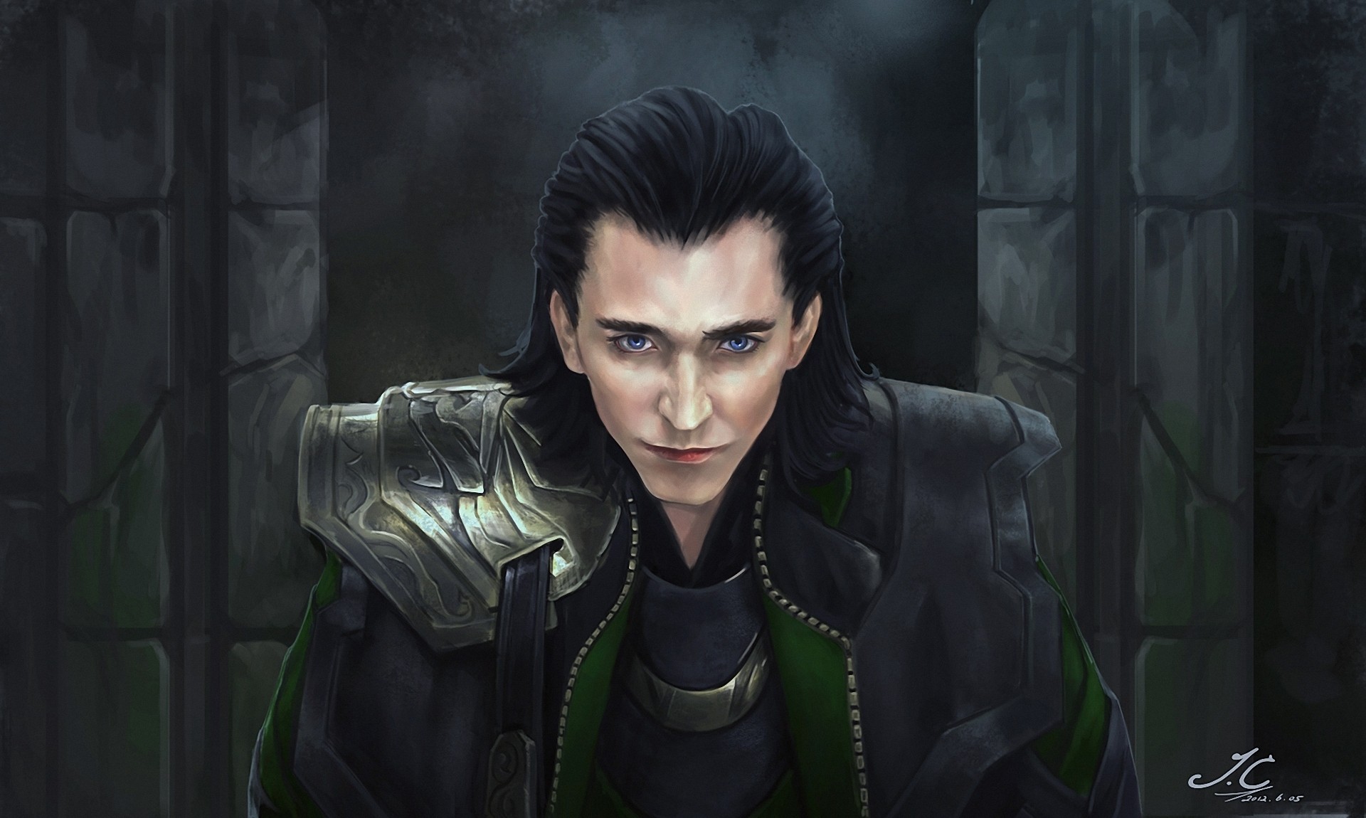 homme art mal loki super-héros