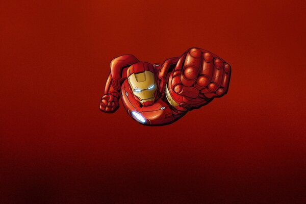 Iron Man screensaver from comics