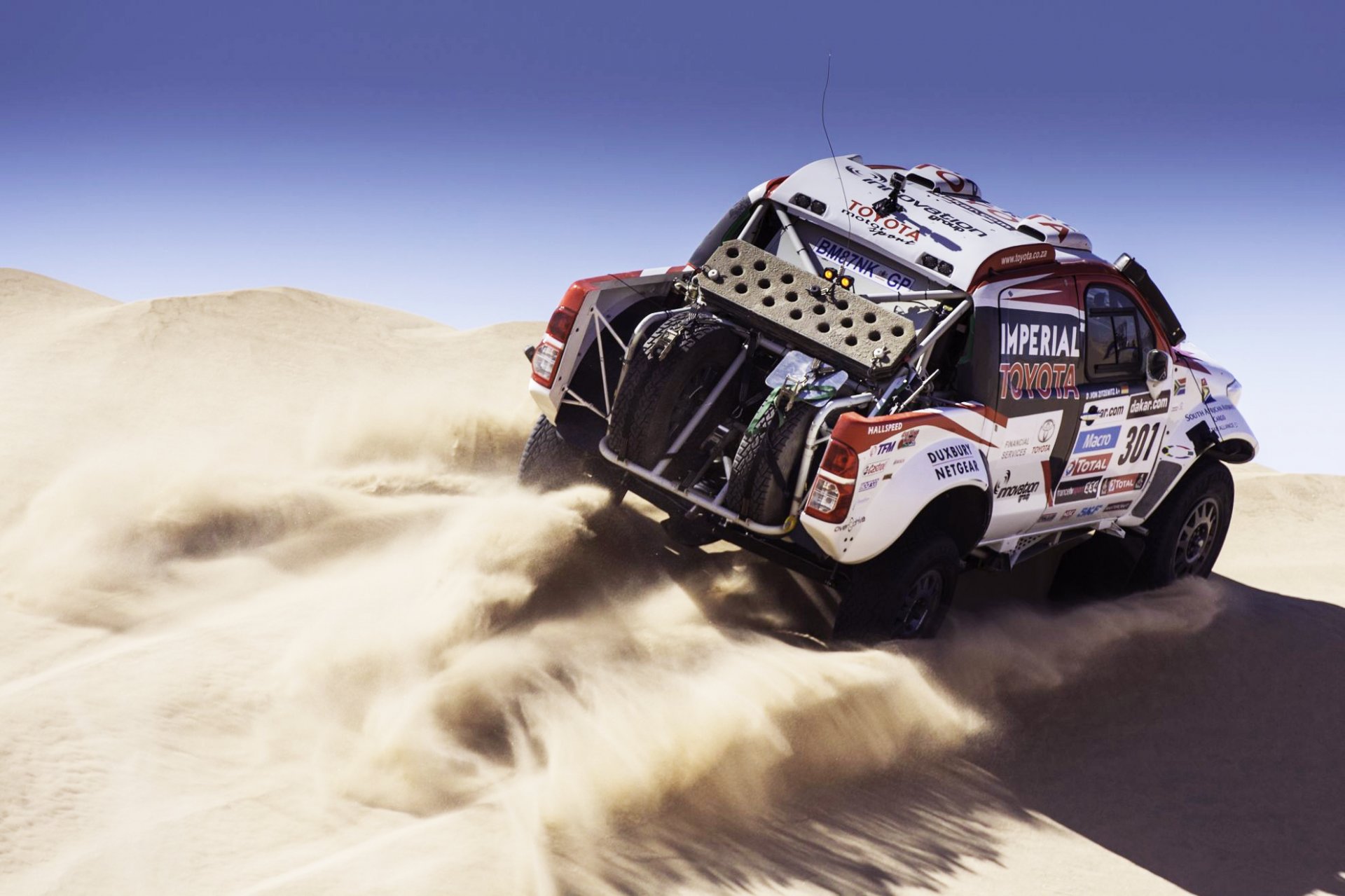 toyota auto suv dakar rally rally speed race sport sabbia duna 2014 bianco auto