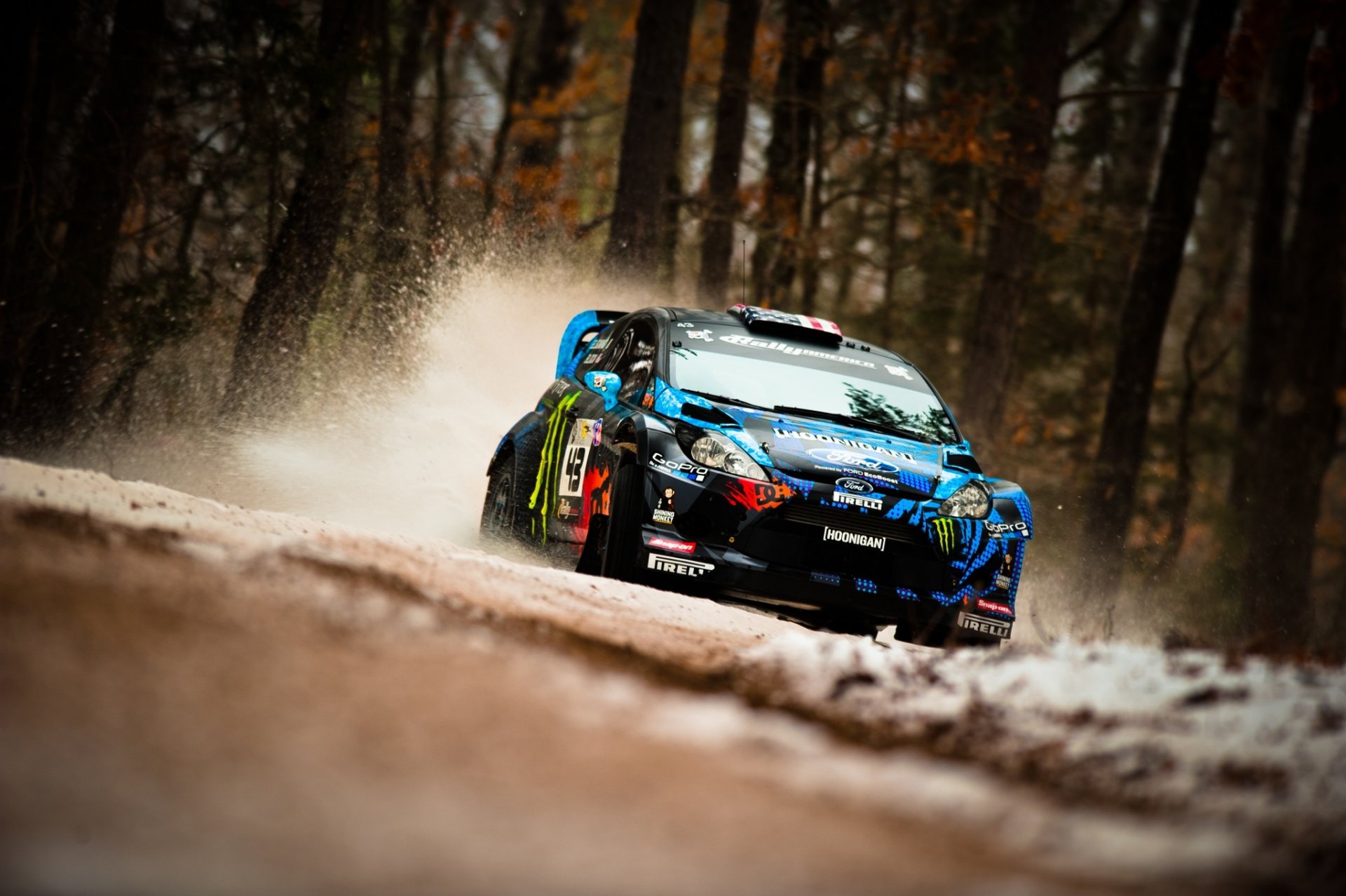 ken block ford fiesta raduno