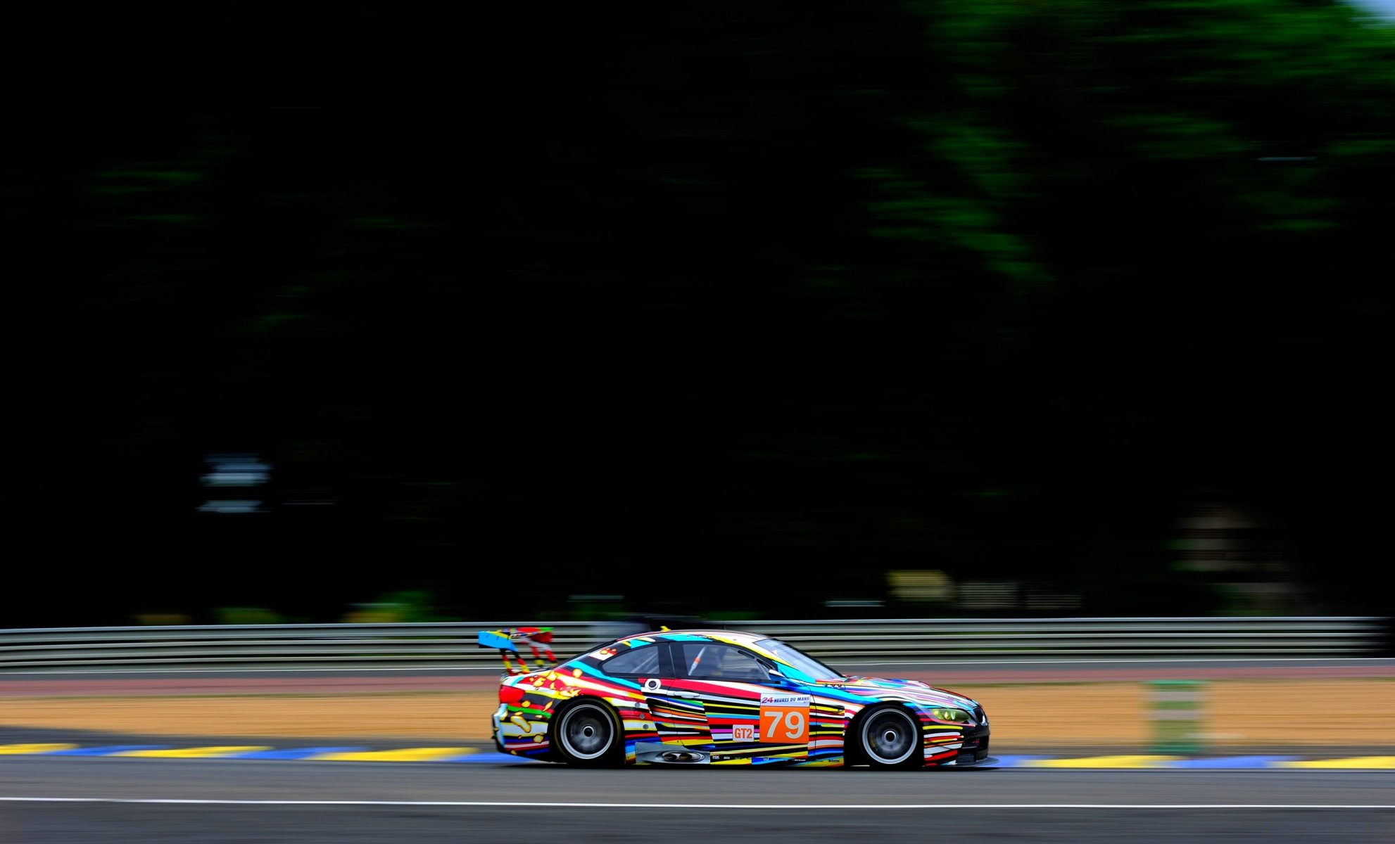 bmw m3 gt2 arte 24h le mans líneas en movimiento boomer coupé