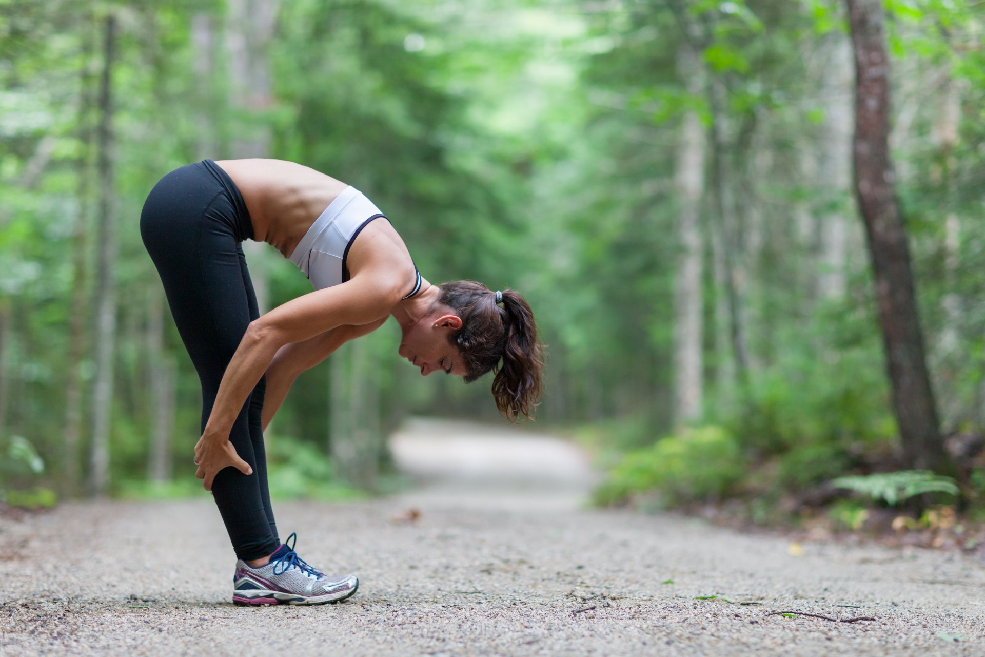 en plein air allongement exercice sportif route