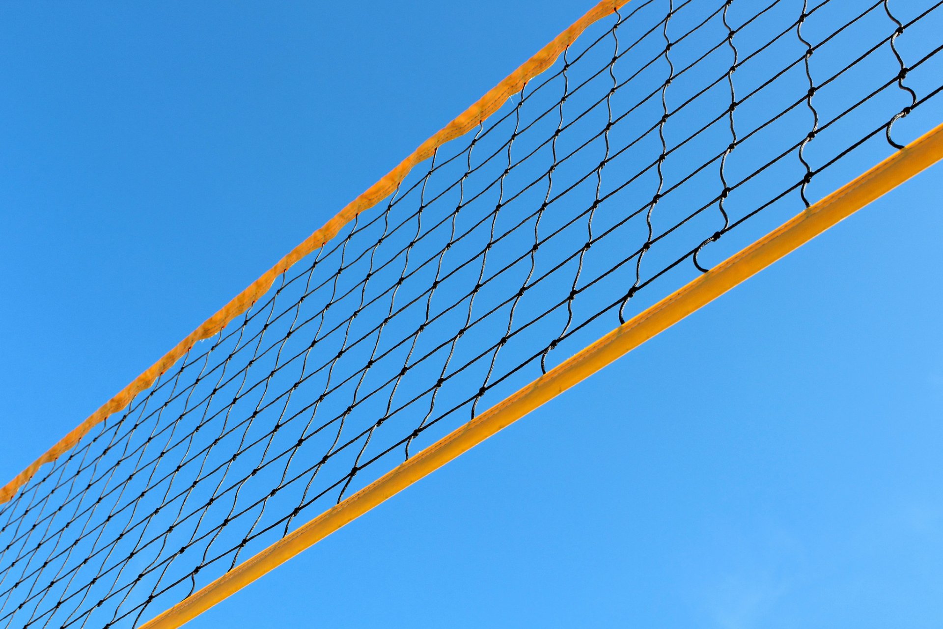 volleyball netz spiel himmel