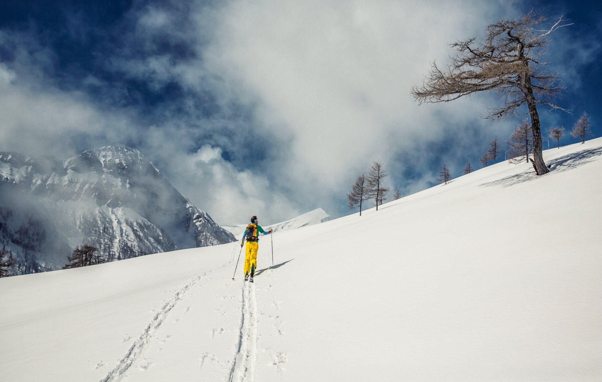 esquí montaña nieve deportes