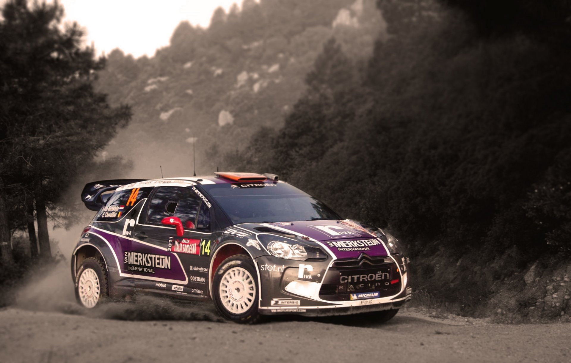 citroen ds3 wrc rally rally auto car sport turn